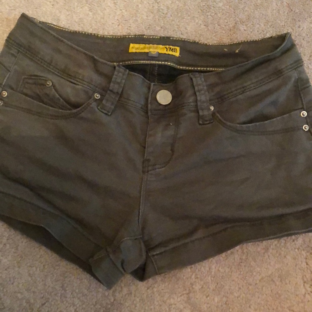 Navy green shorts!